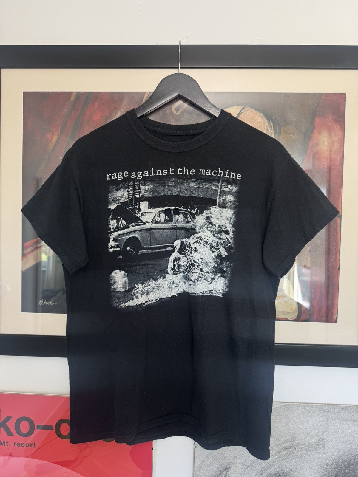 Vintage Rage Against The Machine Y2k Ratm Vintage Tee Band Washed Hoodie, Sweatshirt | FlexRushtees.com