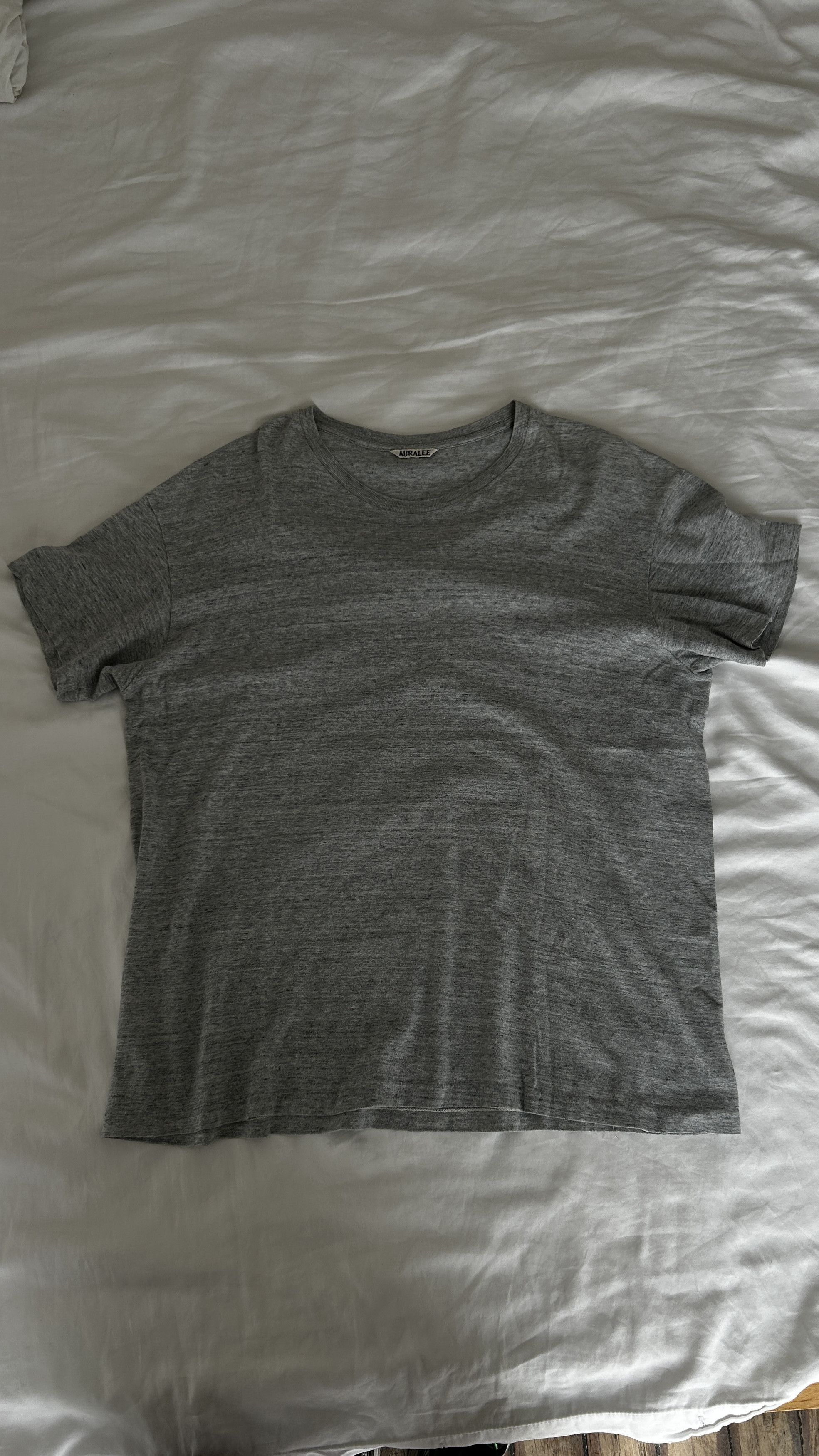 Auralee 3 Seamless Crew Neck T Shirt A00t01st Made In Japan Hoodie, Sweatshirt | FlexRushtees.com