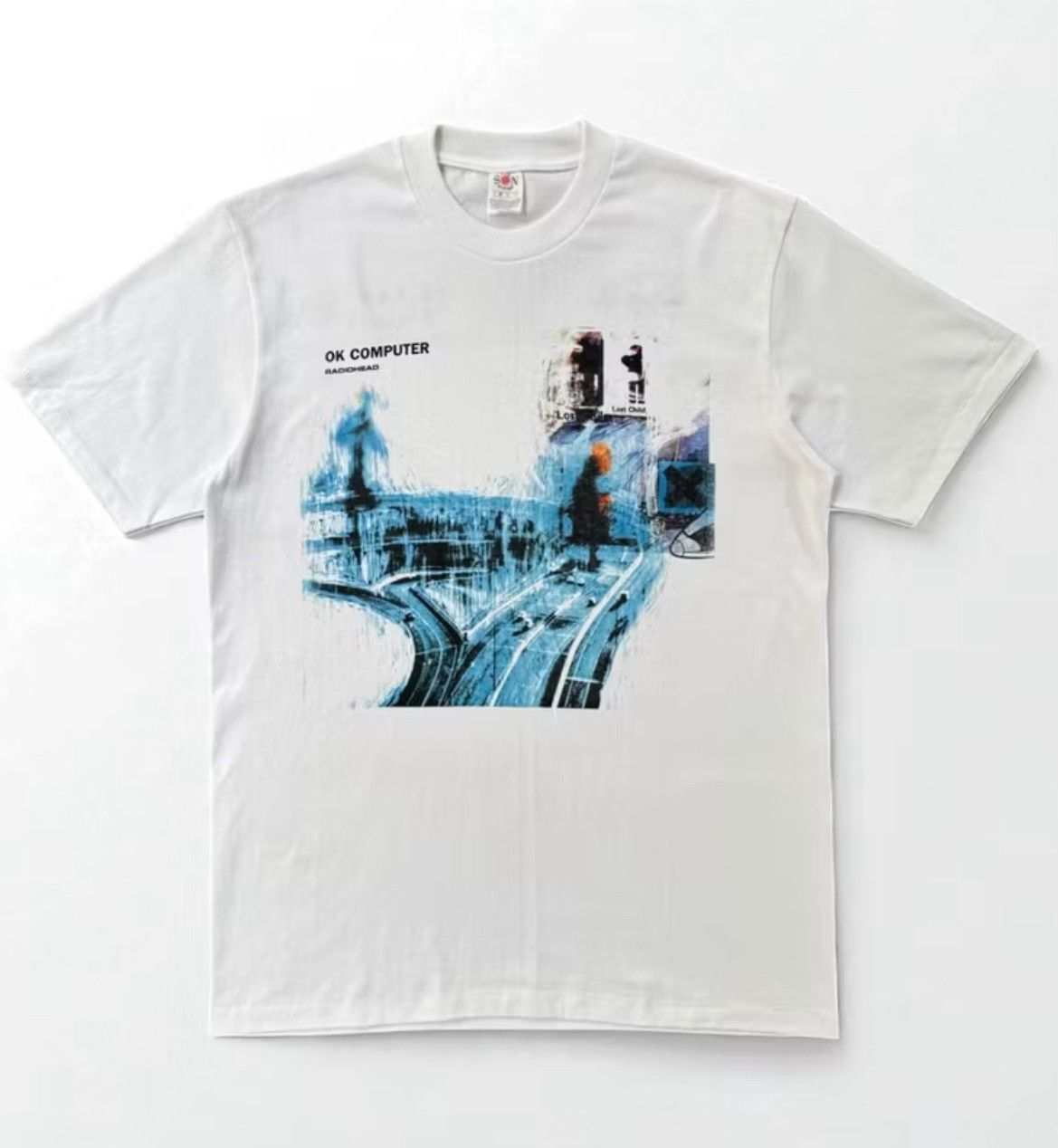 Band Tees 00s Radiohead Ok Computer Tees Hoodie, Sweatshirt | FlexRushtees.com