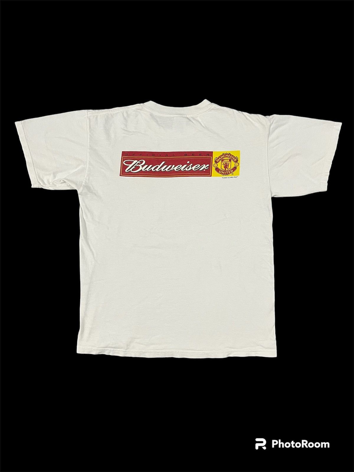 Vintage Budweiser X Manchester United Tshirt