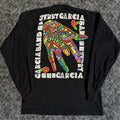 Fruit Of The Loom Vintage Jerry Garcia Band Long Sleeve T Shirt L Black 1990s Grateful Dead Psychede