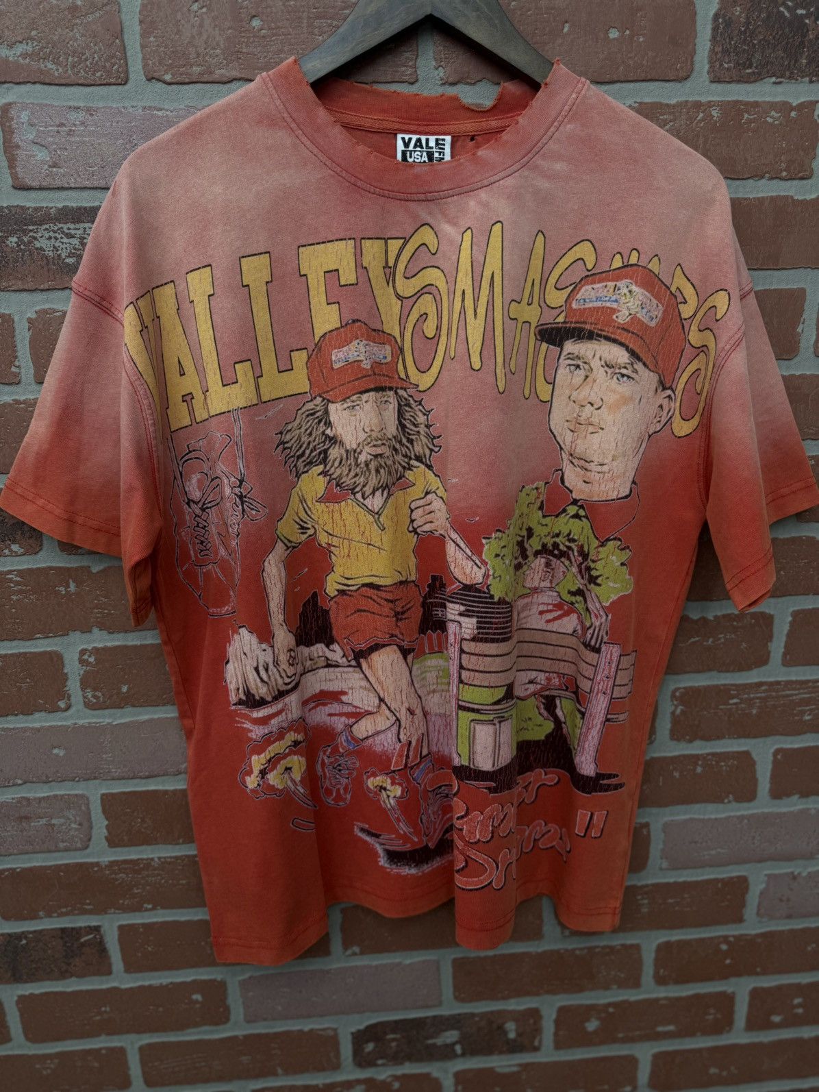 Vale Valley Red Summer Tee Men S Size M New Hoodie, Sweatshirt | FlexRushtees.com