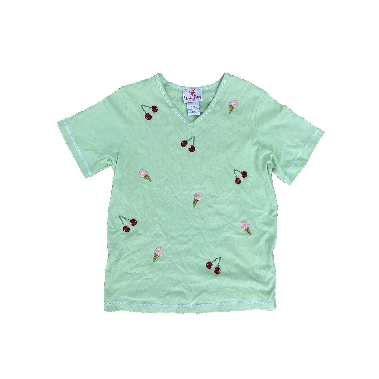 Icecream Quacker Factory Knit Cones And Cherries Size M A000292