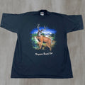 Fruit Of The Loom Vintage Fruit Of The Loom Nature Shirt Men L Black Tee Hunting Deer Buck 90s Y2k V