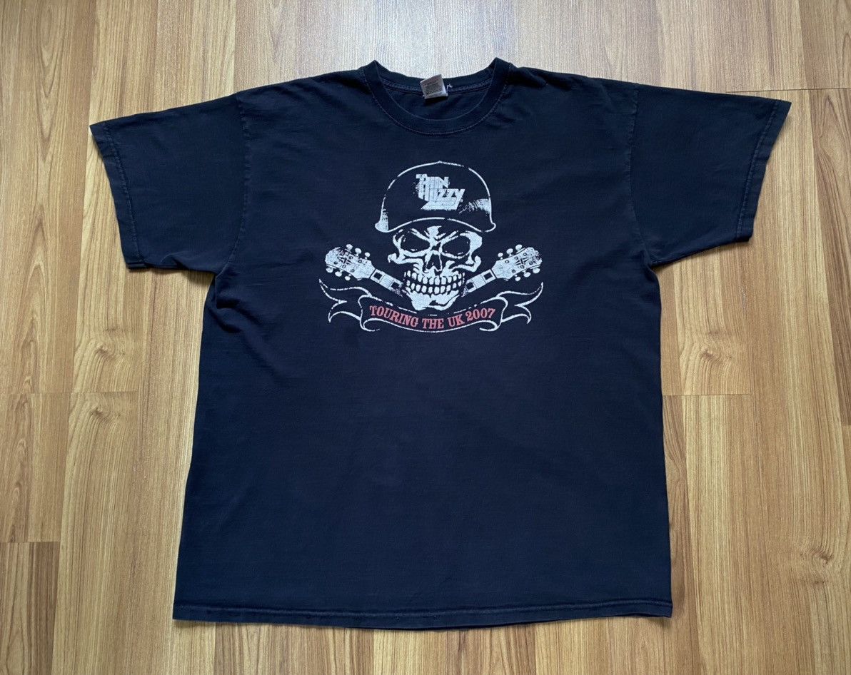 Band Tees Vintage Y2k Thin Lizzy Touring T Shirt Tee Judas Priest Hoodie, Sweatshirt | FlexRushtees.com
