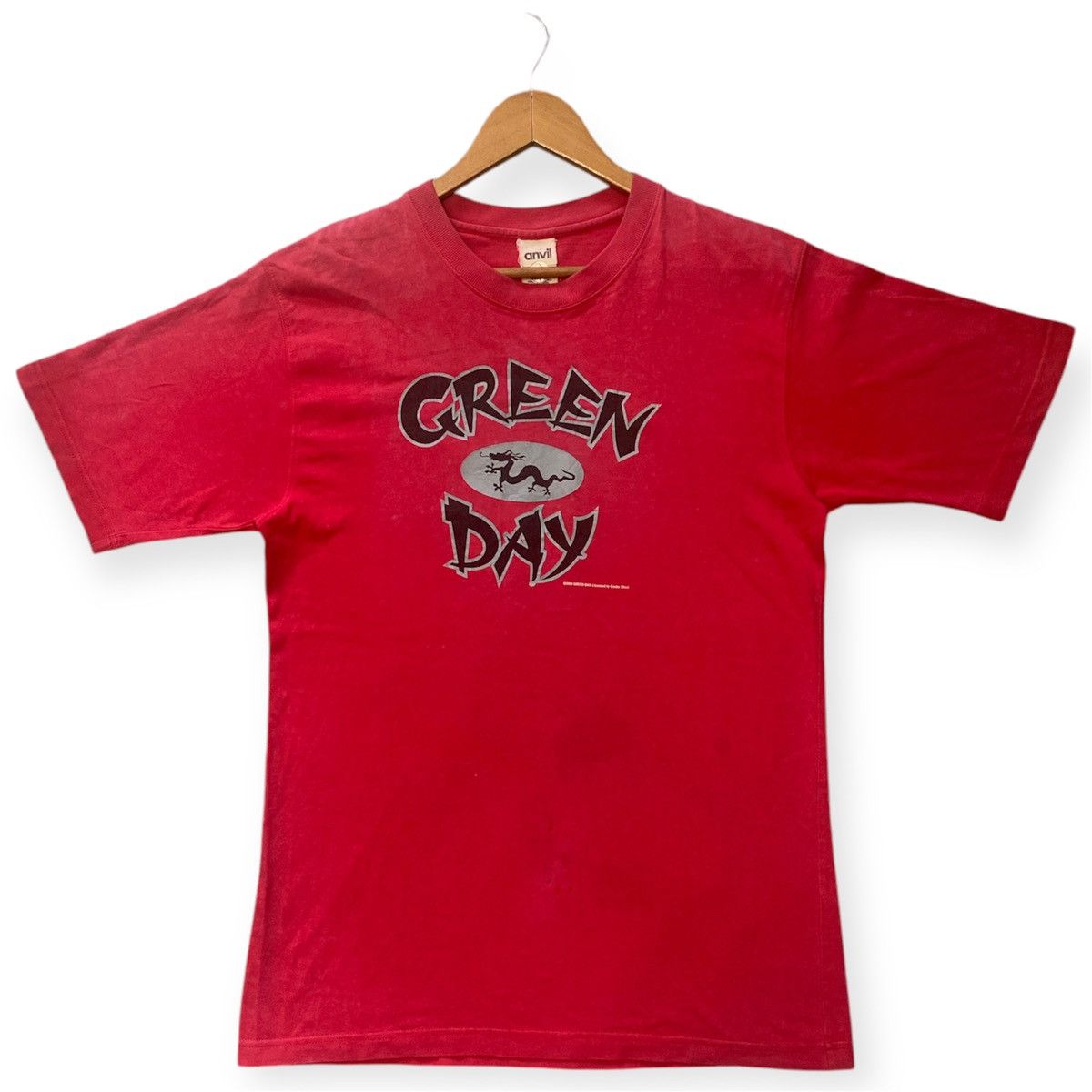 Rare Vintage 2000 Green Day Red Dragon Shirt Tee Hoodie, Sweatshirt | FlexRushtees.com