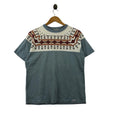 Pherrow S Vintage Pherrows Stormy Blue Navajo Aztec Tee Shirt