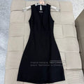 Miu Miu Miu 38 Solid Color Round Neck Hollow Long Sleeveless Dr T-Shirts, Hoodie, Sweatshirt | AU16VibeMintTees.com