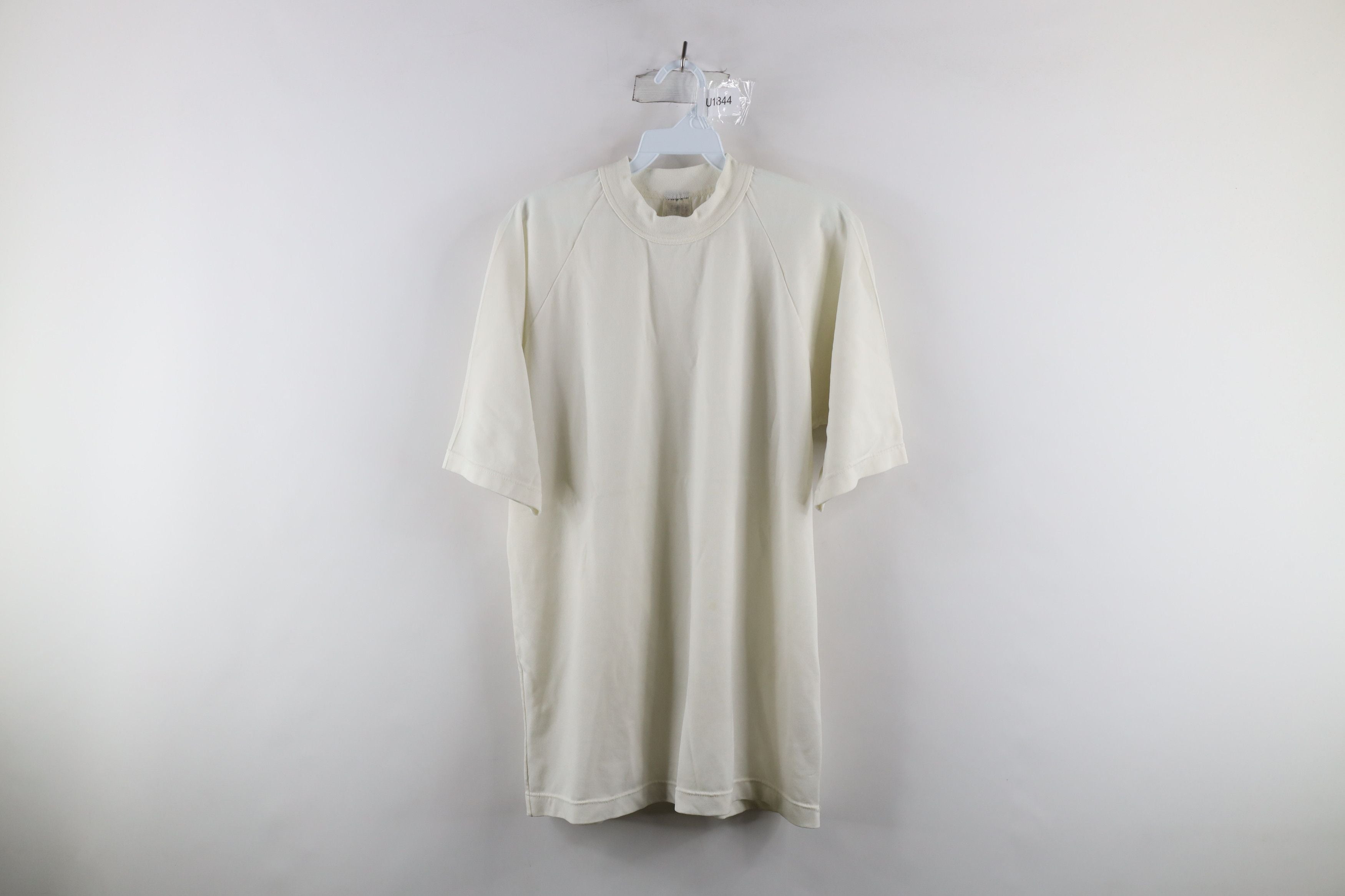 Vintage 60s General Athletic Products Knit T Shirt Usa White