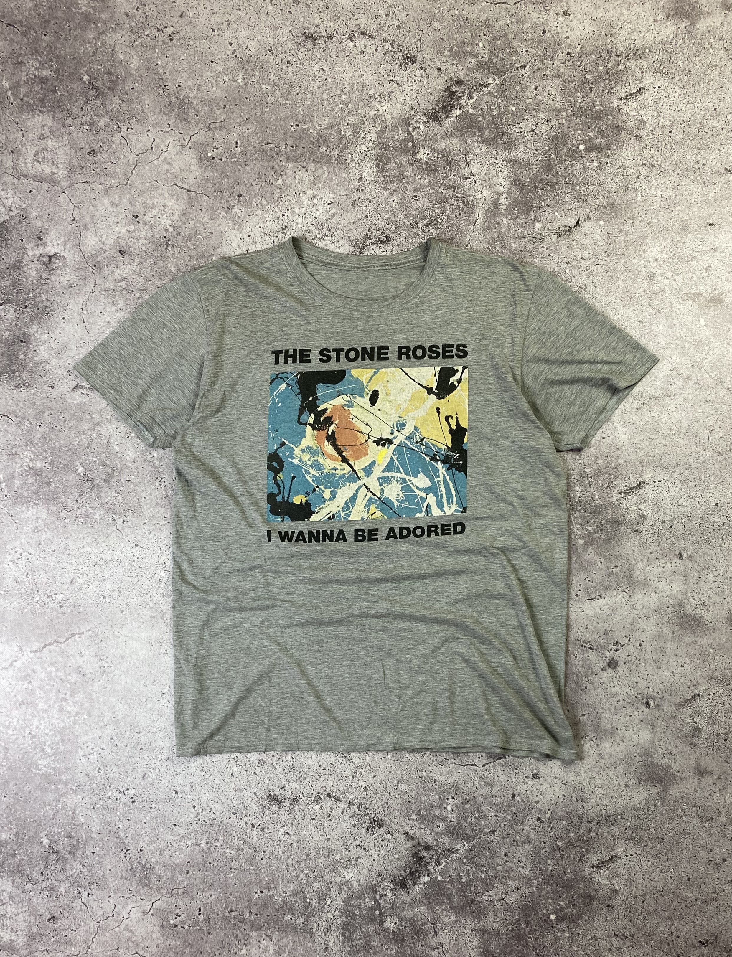Vintage T Shirt The Stone Roses I Wanna Be Adored Brtipop Hoodie, Sweatshirt | FlexRushtees.com