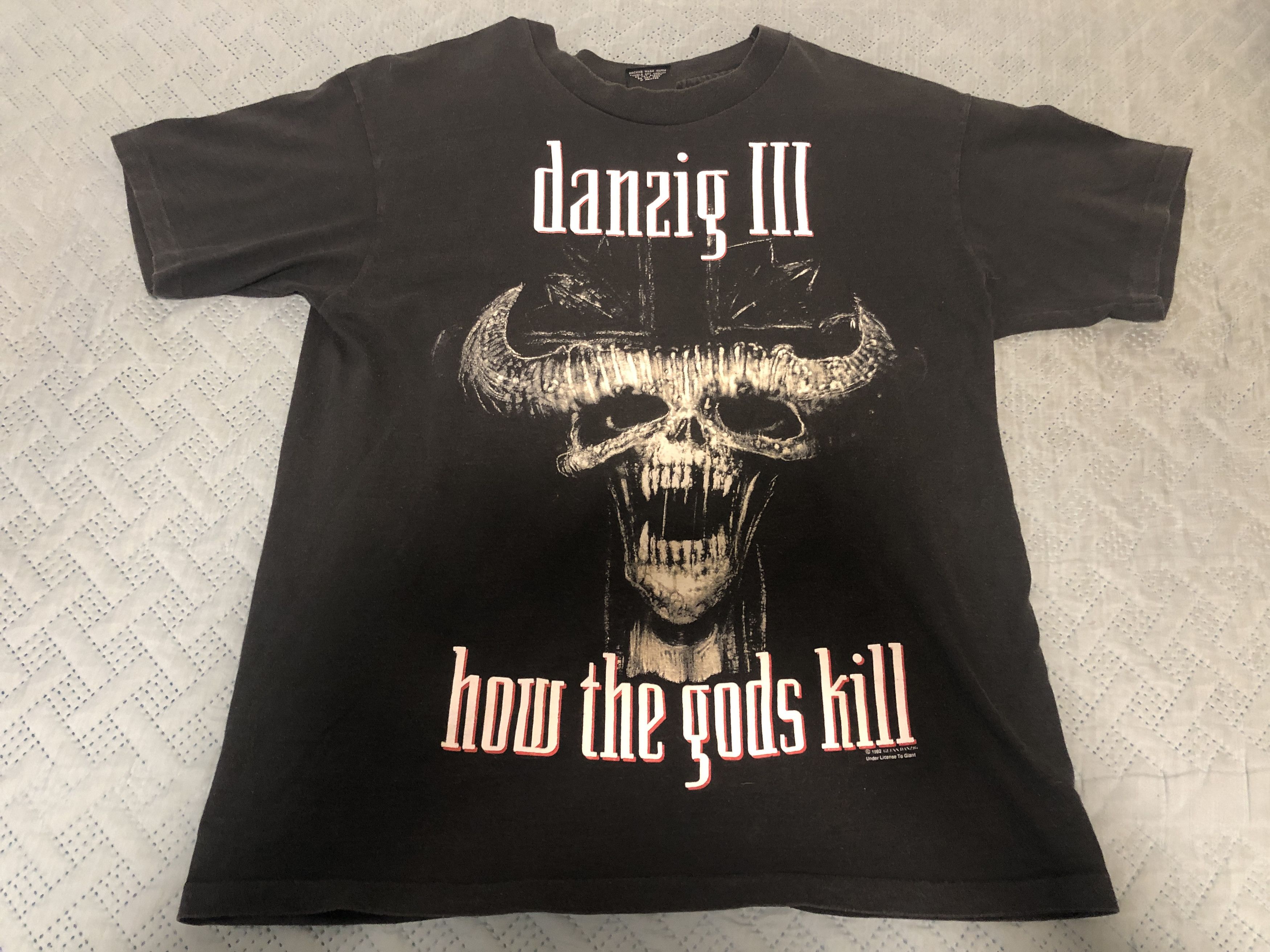 Other Vintage Danzig Shirt Xl How The Gods Kill Dirty Black Summer Hoodie, Sweatshirt | FlexRushtees.com