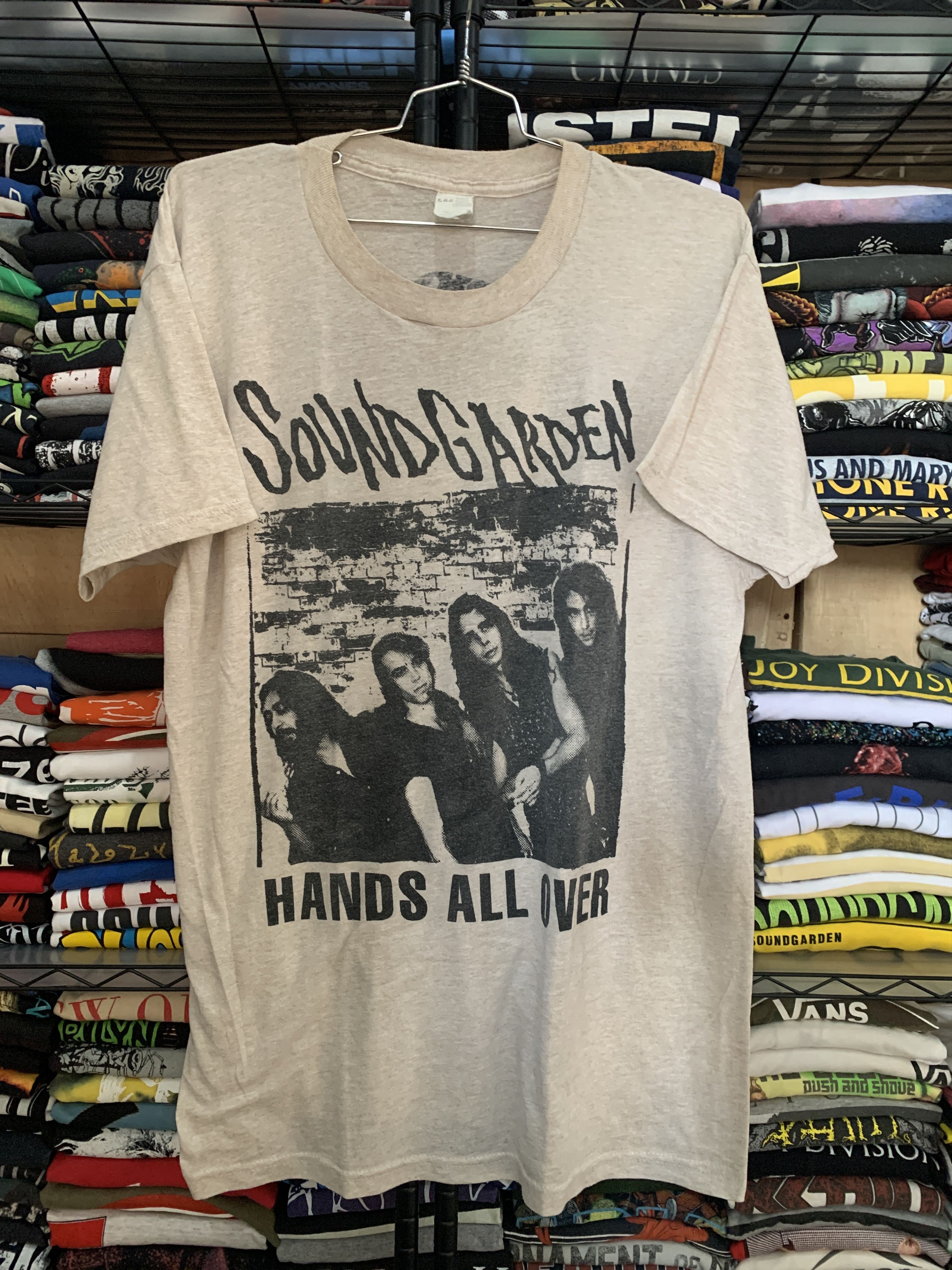 Vintage Soundgarden T Shirt Hands All Over Tour Rare Hoodie, Sweatshirt | FlexRushtees.com