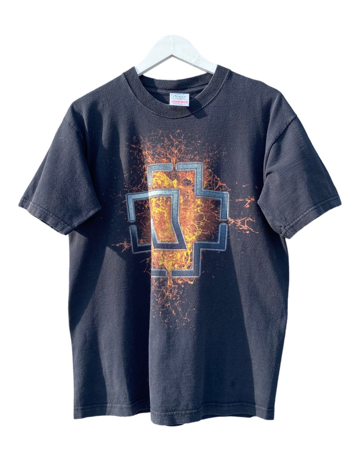 Vintage 2000s Rammstein Band T Shirt Printed Tee Hoodie, Sweatshirt | FlexRushtees.com