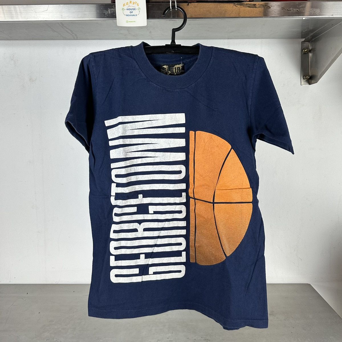 Vintage 90s Georgetown Hoyas Basketball Ncaa Medium T Shirt Hoodie, Sweatshirt | FlexRushtees.com