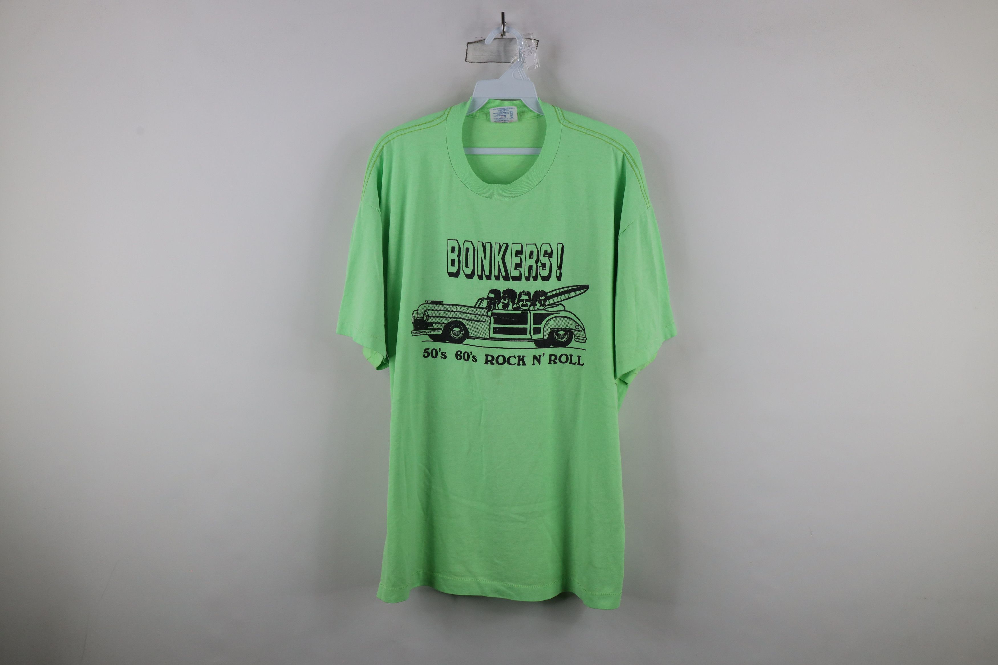 Vintage 90s Streetwear 50s 60s Rock N Roll T Shirt Usa