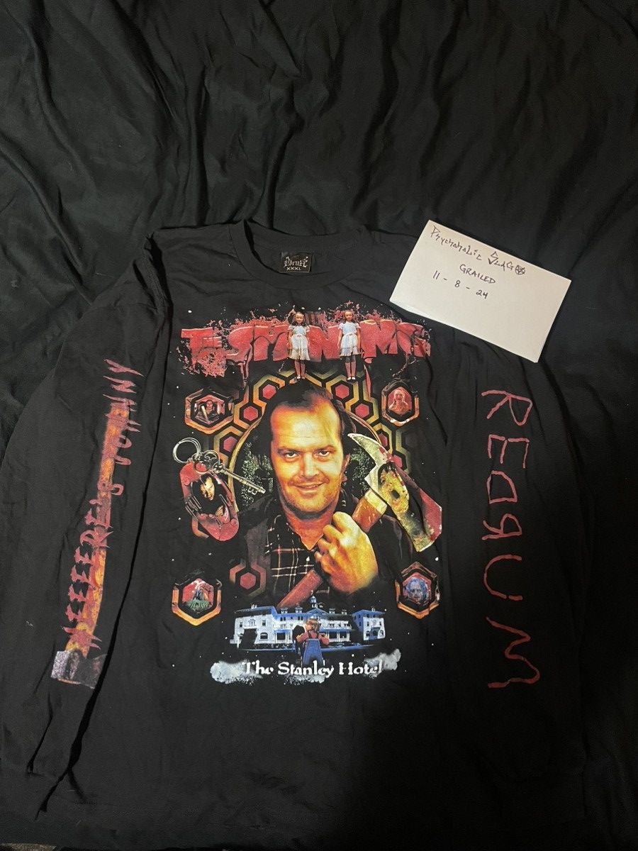 Vintage Dbruze Xxxl Shining Horror Halloween Longsleeve 3xl T-Shirts, Hoodie, Sweatshirt | FlexRushtees.com