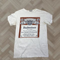 Food Junk Food Budweiser T Shirt White Xs Short Sleeve Crew Neck Logo 90s Beer Beach Mens