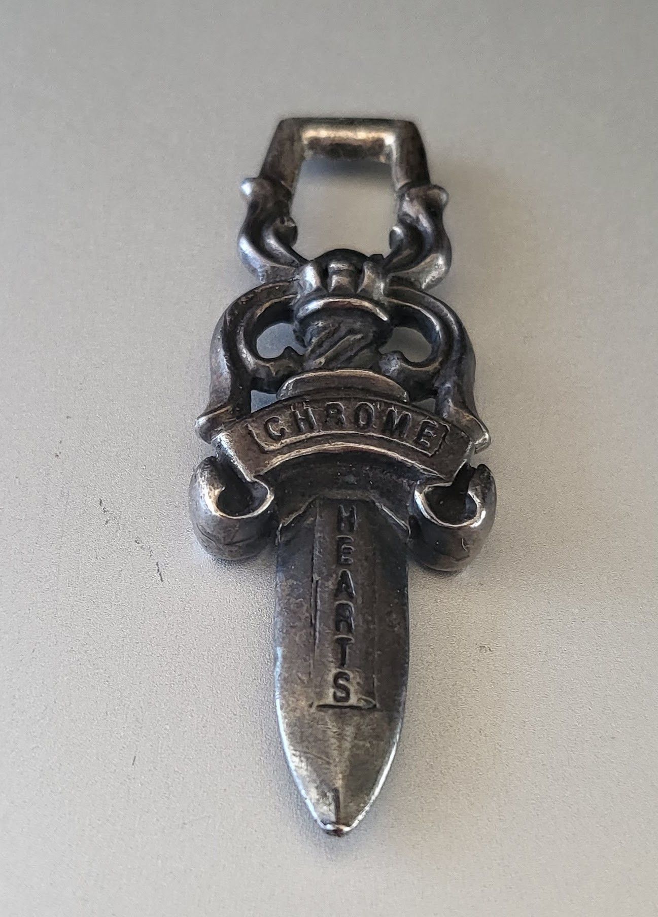 Hearts Chrome Hearts Dagger Zipper Pull Pendant Vintage