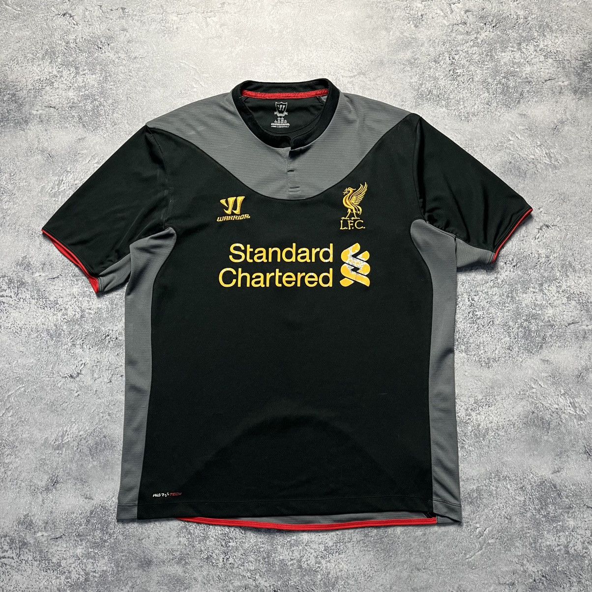 Vintage Warrior Liverpool 7 Suarez 2012 2013 Soccer Jersey