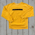 Vintage Steve Barry S Mens Xl Xlarge Crewneck Sweatshirt Yellow Hummer Spell Out Y2k Univers T-Shirts, Hoodie