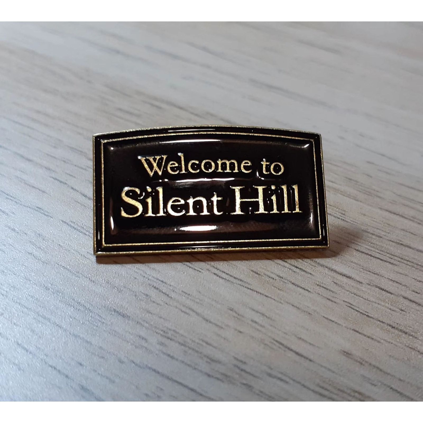 Other Stories Welcome To Silent Hill Enamel Pin Iconic Horror Game Brooch