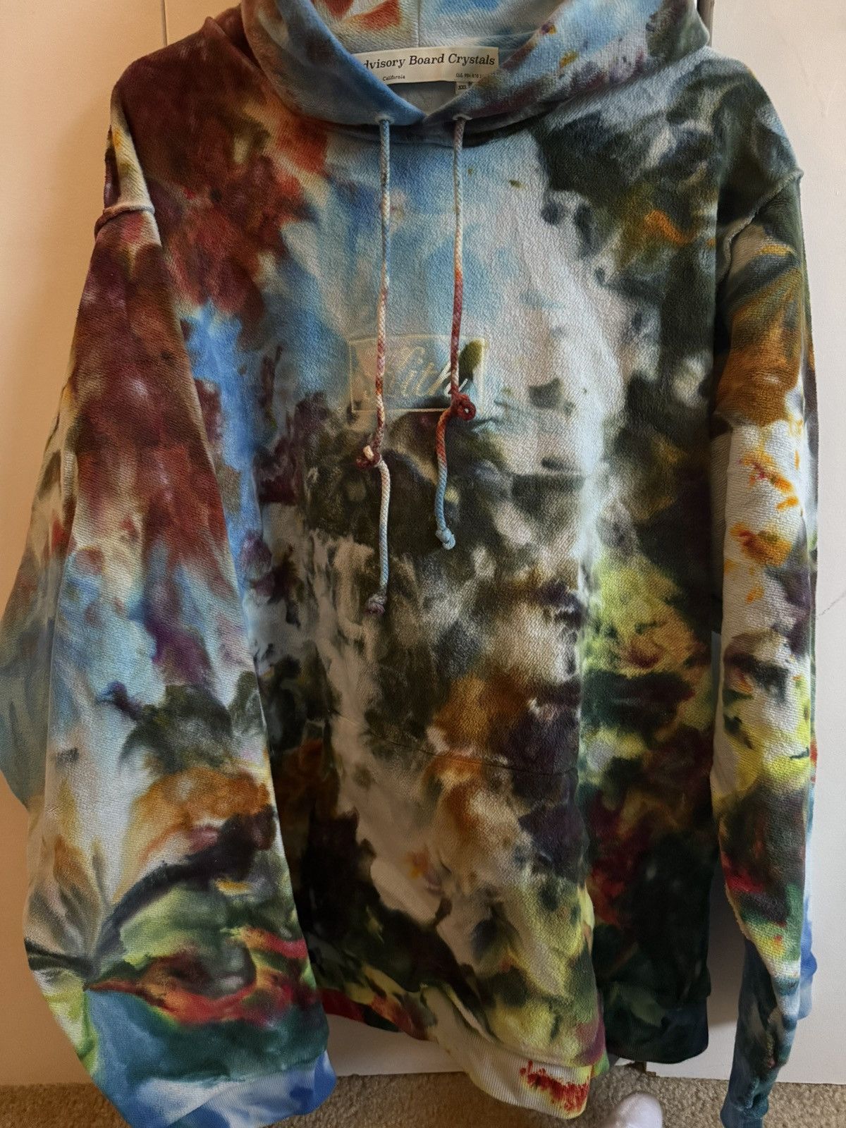 Kith Advisory Board Crystals Tiedye Hoodie Xxl T-Shirts, Sweatshirt | FlexRushtees.com