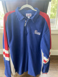 X Vintage Starter Patriots Quarter Zip