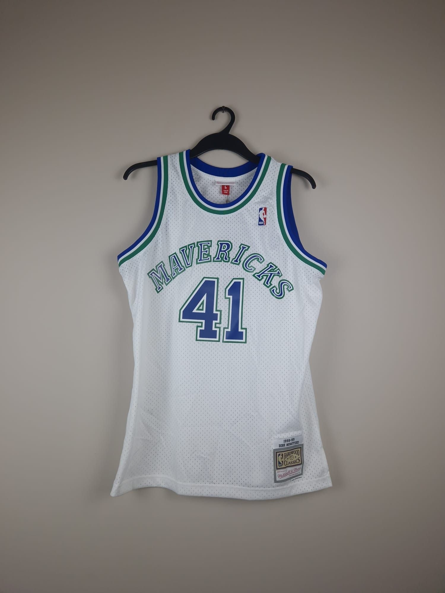 Nba Nowitzki 41 Dallas Mavericks 1998 99 Swingman Jersey
