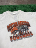Vintage 90s Oversized Football Distressed Cut Tee 2xl Xxl Hoodie, Sweatshirt | FlexRushtees.com