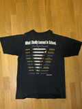 Vintage What I Really Learned In School Tee Hoodie, Sweatshirt | FlexRushtees.com
