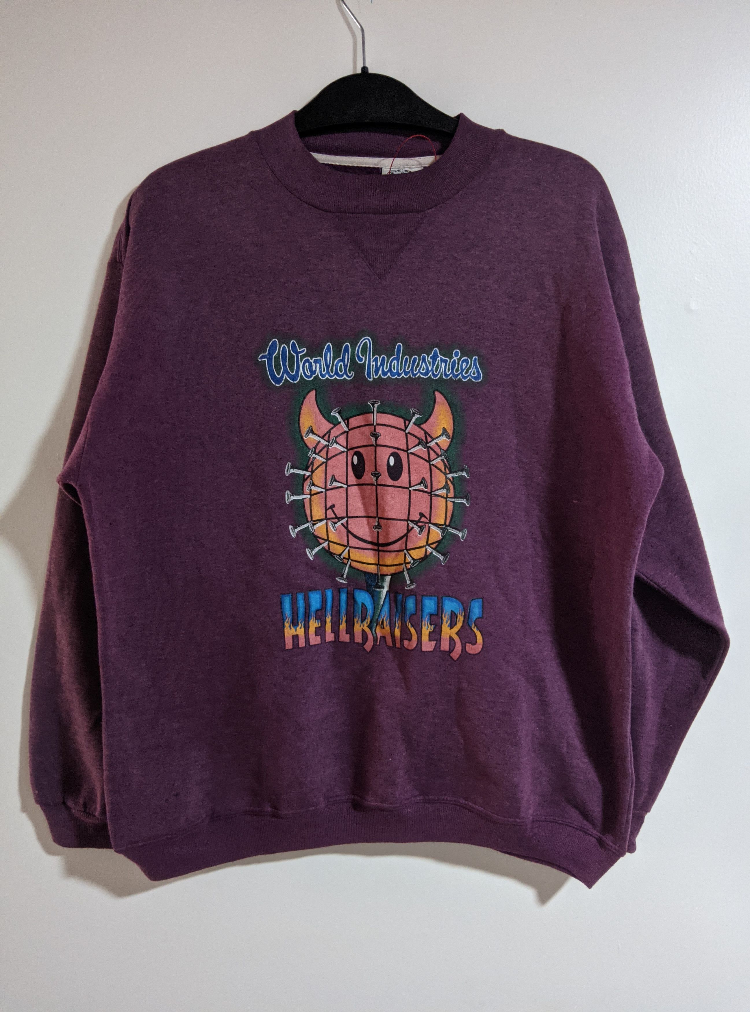 Vintage 90s World Industries Hellraisers Crewneck