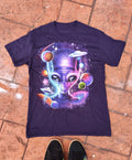 Vintage Pyschedelic Alien At Galaxy