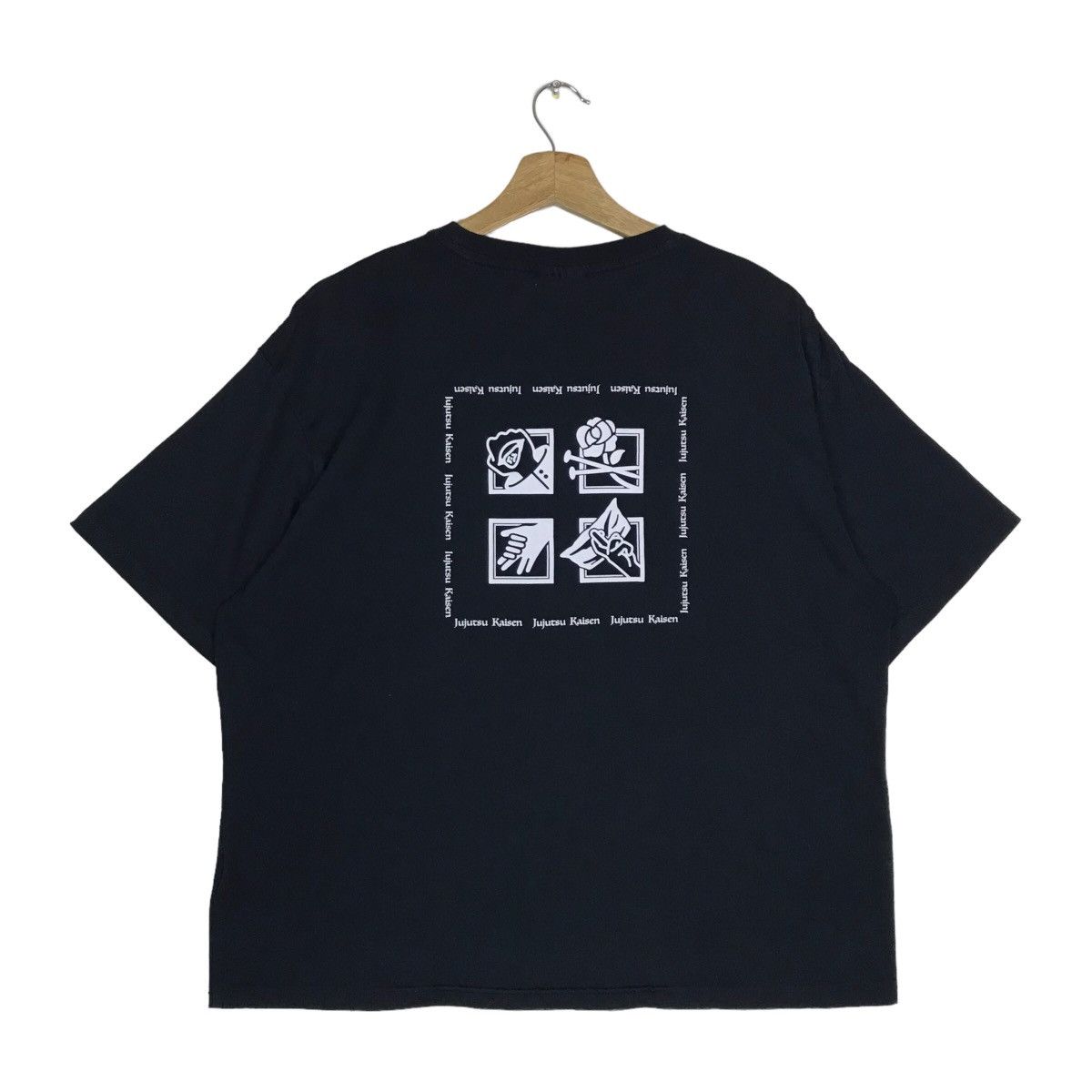 Japanese Brand Jujutsu Kaisen Anime Japan Manga Trademark Logo Tee Shirt