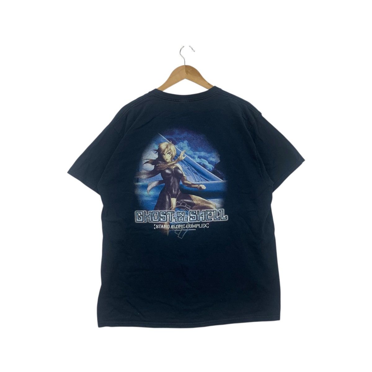 Anime Vintage Ghost In The Shell Stand Alone Complex Tee Shirt Top Hoodie, Sweatshirt | FlexRushtees.com