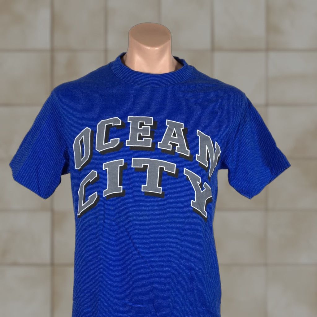Jays Vintage Tee Jays Ocean City Blue T Shirt M Usa Made Maryland Crew Neck Short Sleeve Graphic