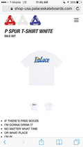 Palace P Spur T Shirt White