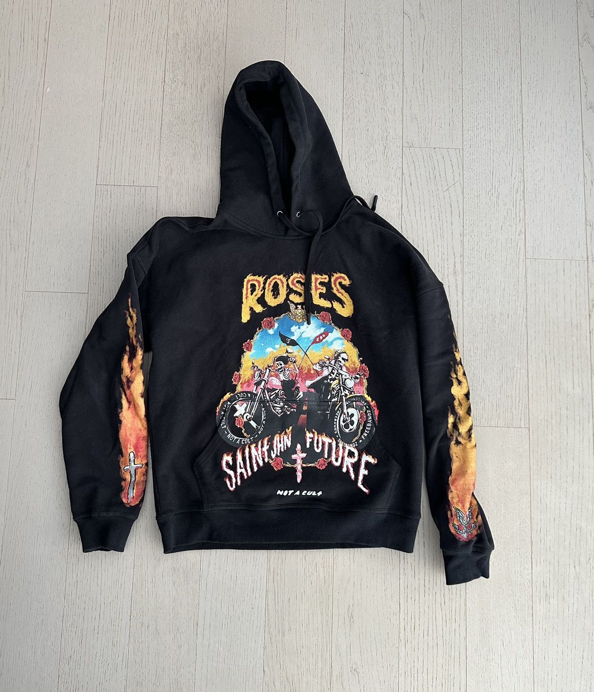 Rap Tees Saint Jhn X Future Roses Collab T Shirt Christian Sex Club