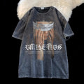 Japanese Brand Face Bleached Graphic T Shirt Hoodie, Sweatshirt | FlexRushtees.com