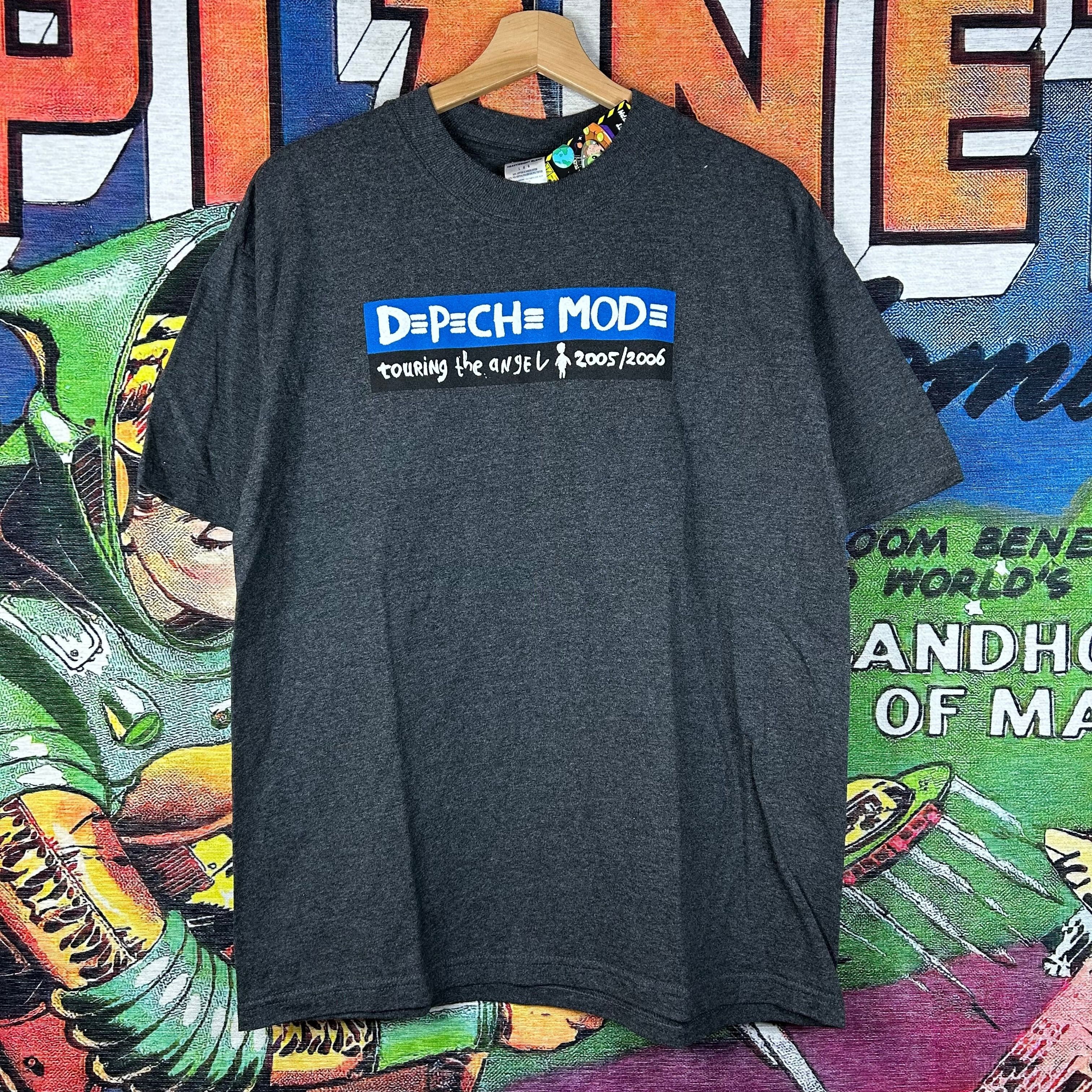 Vintage 2005 Depeche Mode Touring The Angel Tee Size Large Hoodie, Sweatshirt | FlexRushtees.com