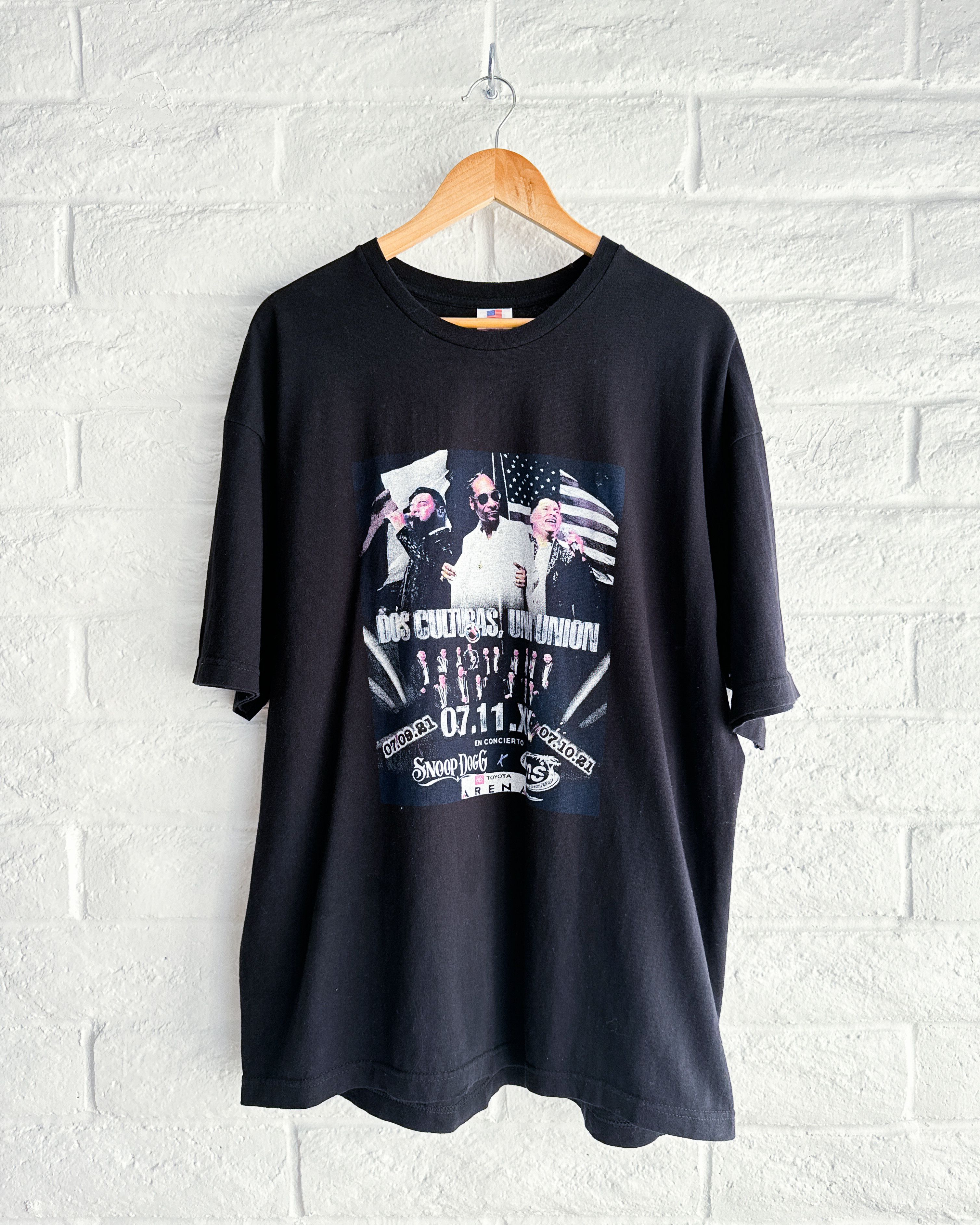 Vintage Dos Culturas Una Union Snoop Dogg T Shirt Black Y2k Men S Xl Hoodie, Sweatshirt | FlexRushtees.com