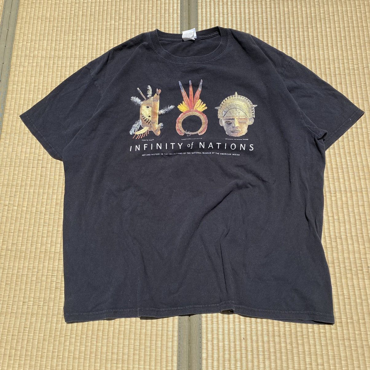 Vintage Vtg 90s Smithsonian American Indian Art Tee Navajo Grunge