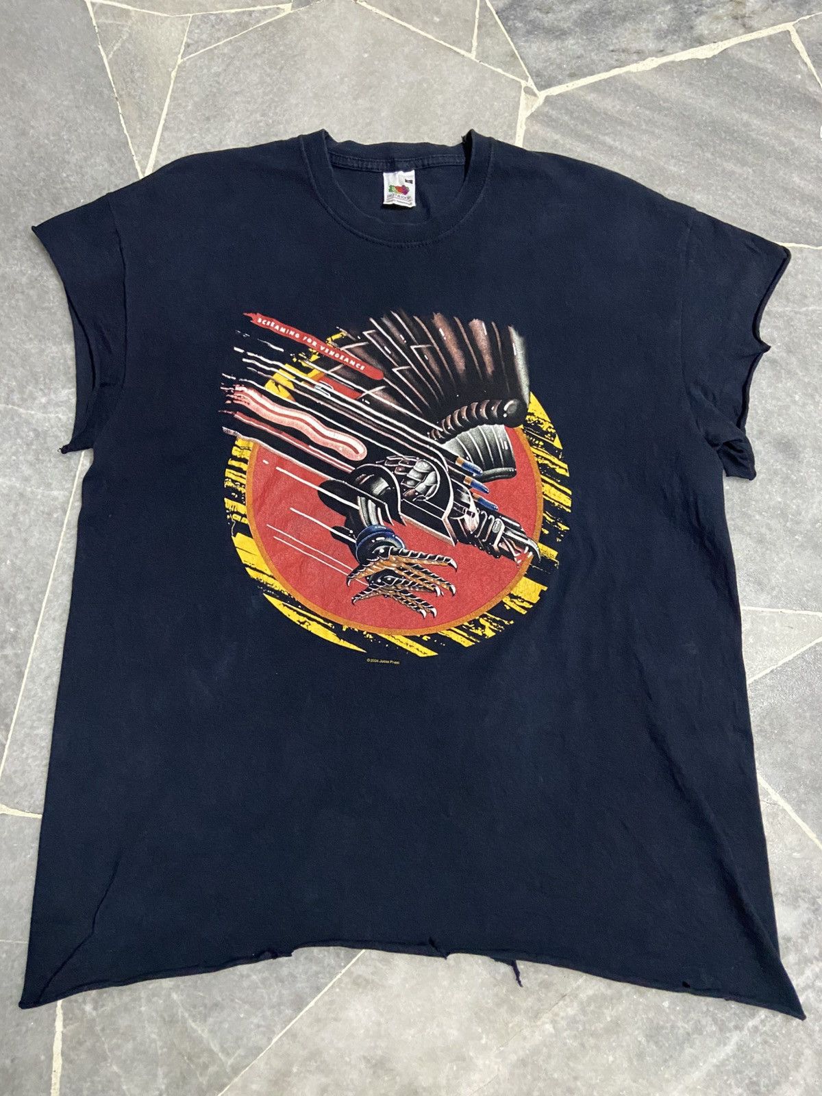 Band Tees Vintage Distressed Judas Priest Screaming For Vengeance Tee Hoodie, Sweatshirt | FlexRushtees.com