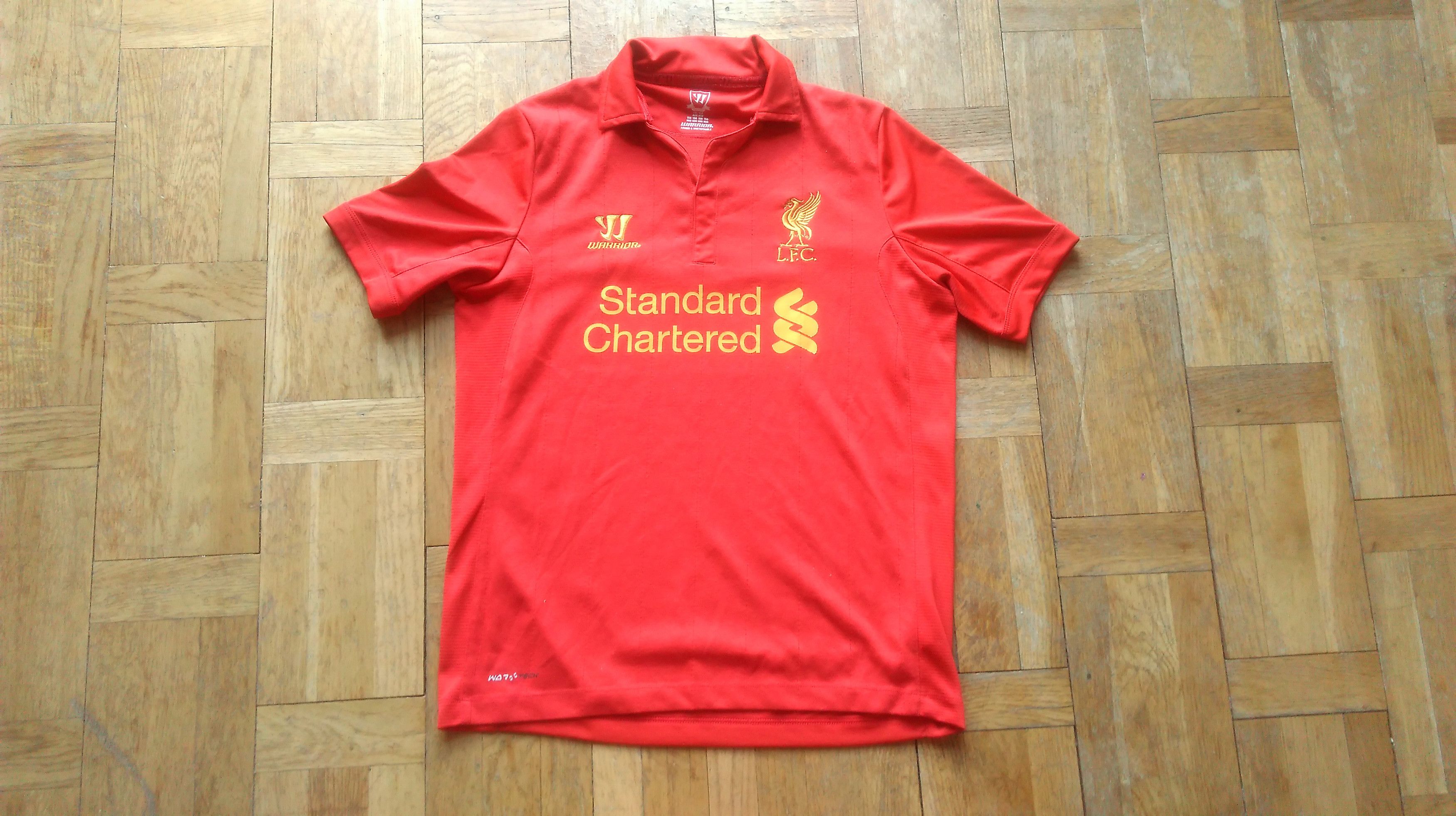 Warrior Vintage 1996 Liverpool Football Club Jersey Red Shirt Lfc Tee Rare Warrior Armed A