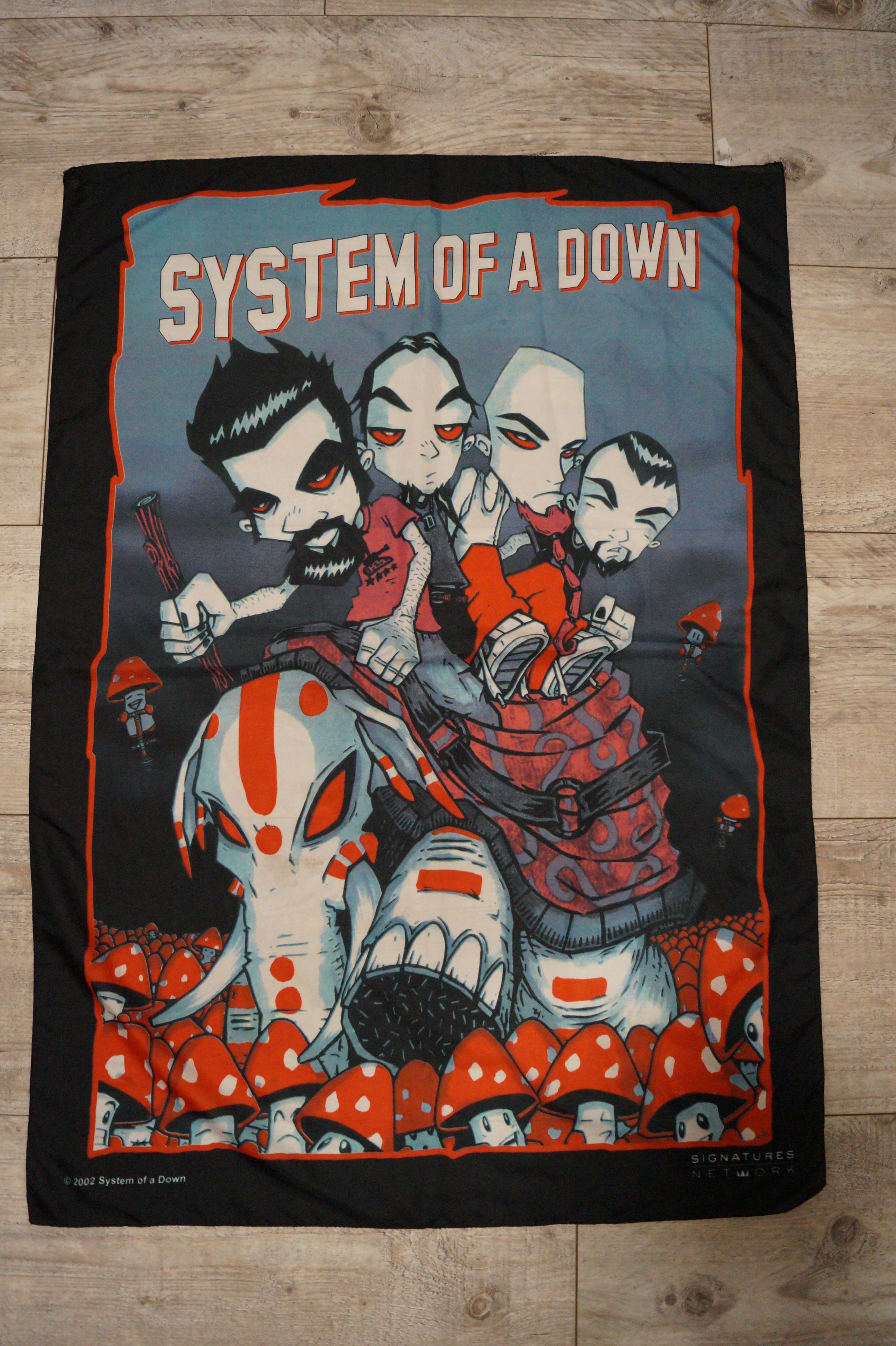 Vintage System Of A Down Band Shawl 2002 T-Shirts, Hoodie, Sweatshirt | FlexRushtees.com