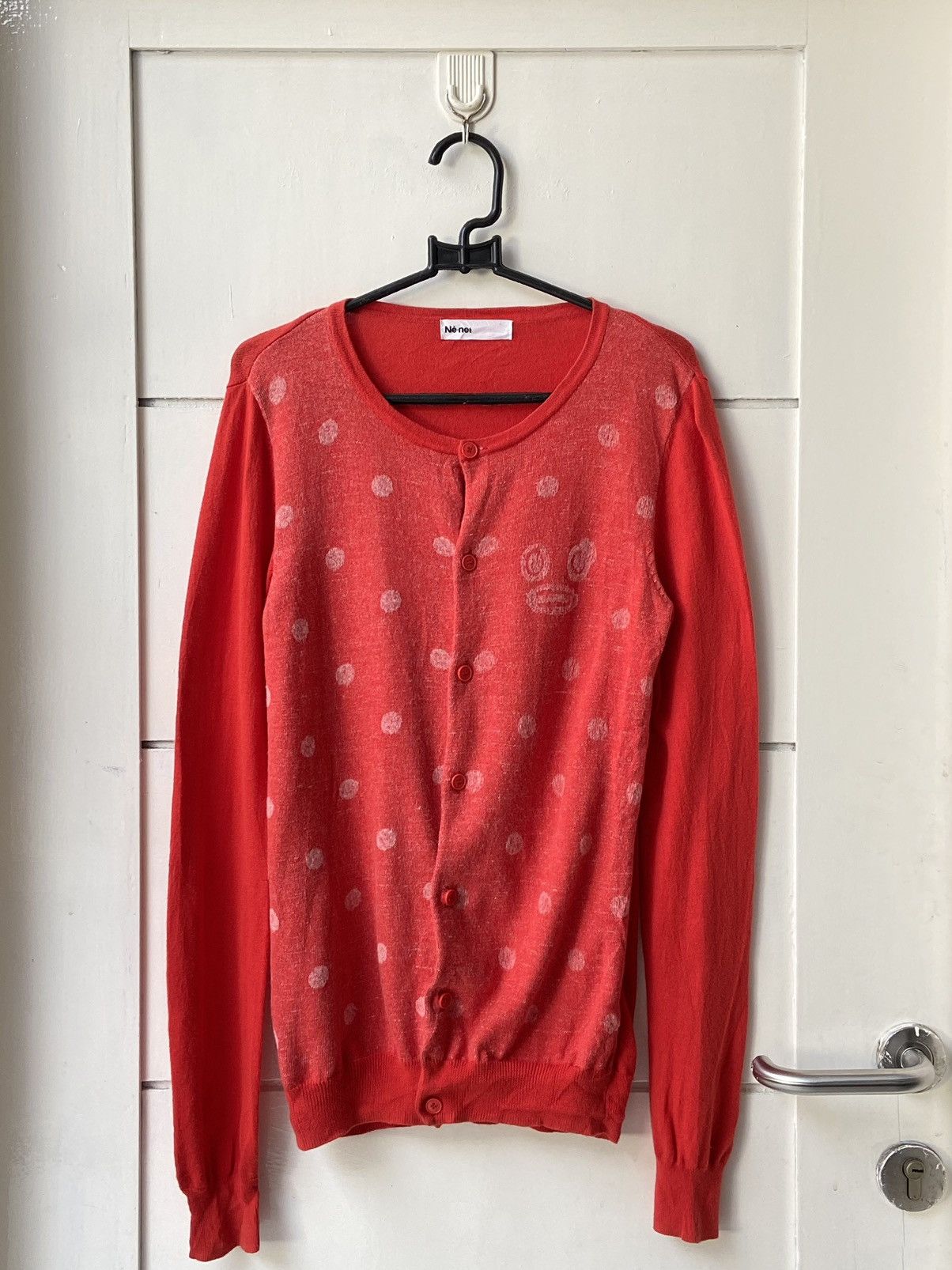 Net Ne Net Polkadot Motive Cardigan