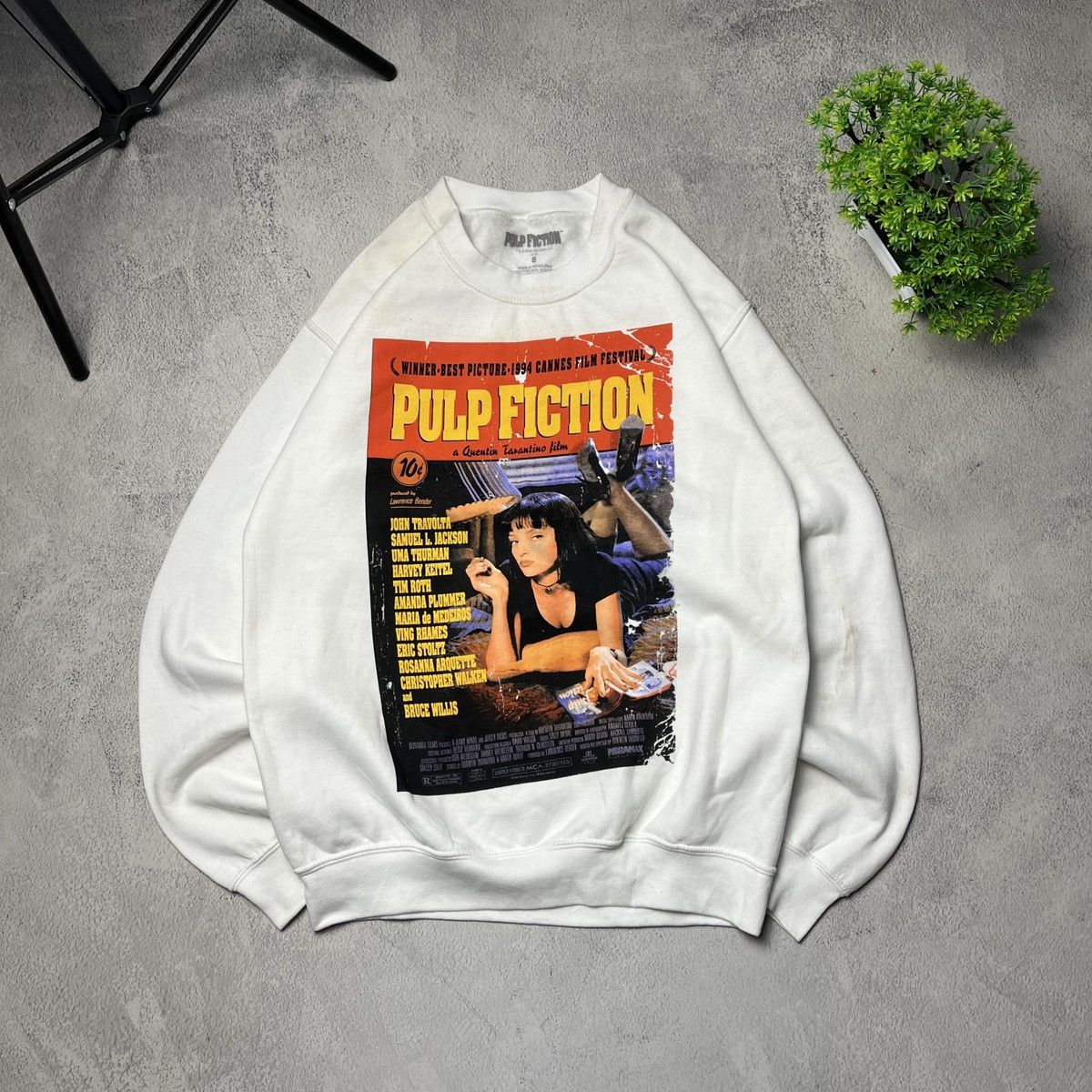 Vintage Movie Pulp Fiction Quentin Tarantino Y2k Sweatshirt