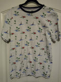 Free Planet Cotton Blend Tropical Designed Eco Friendly Tee Shirt