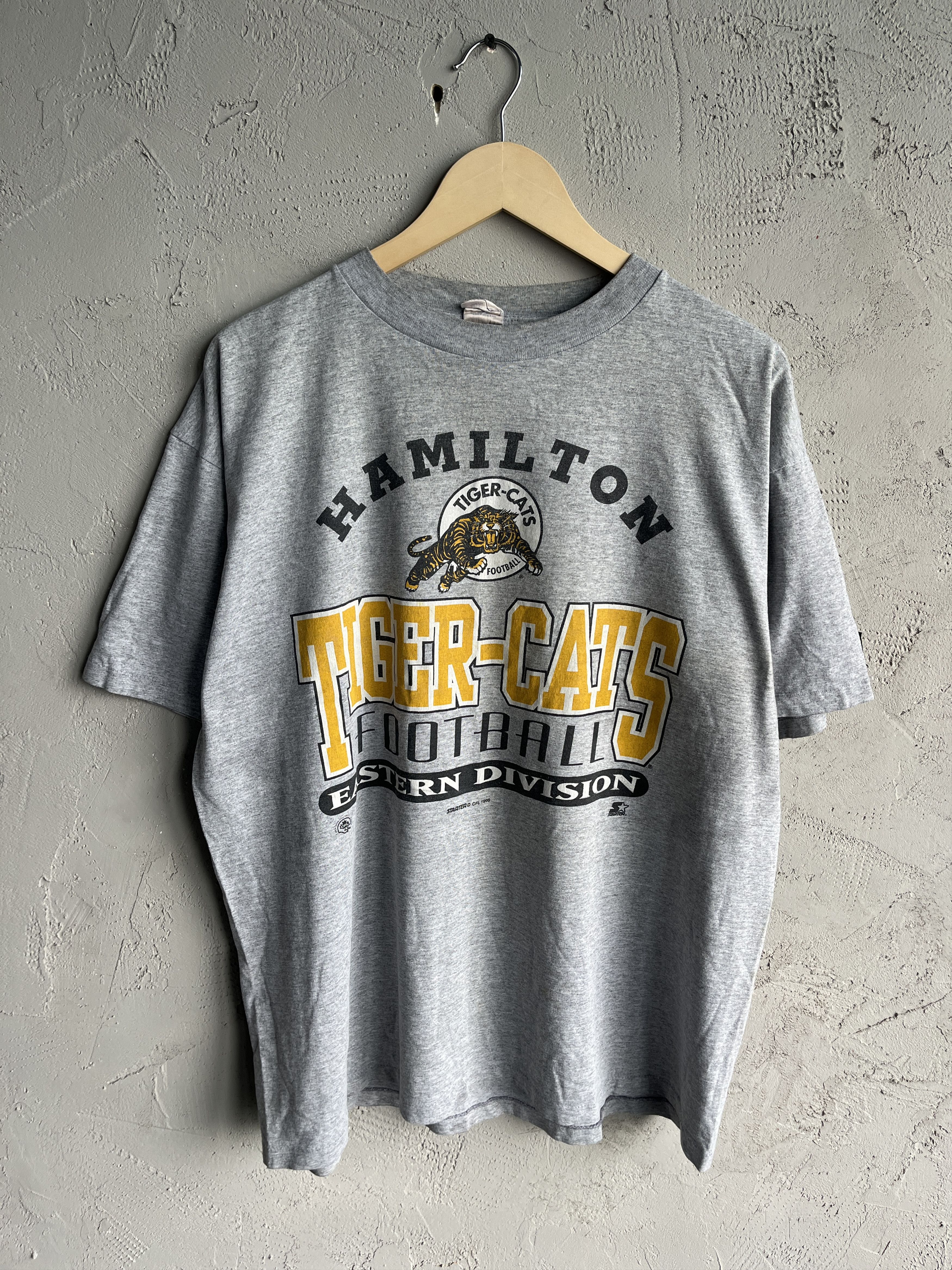 Vintage Starter 1996 Hamilton Tiger Cats Cfl Graphic T Shirt