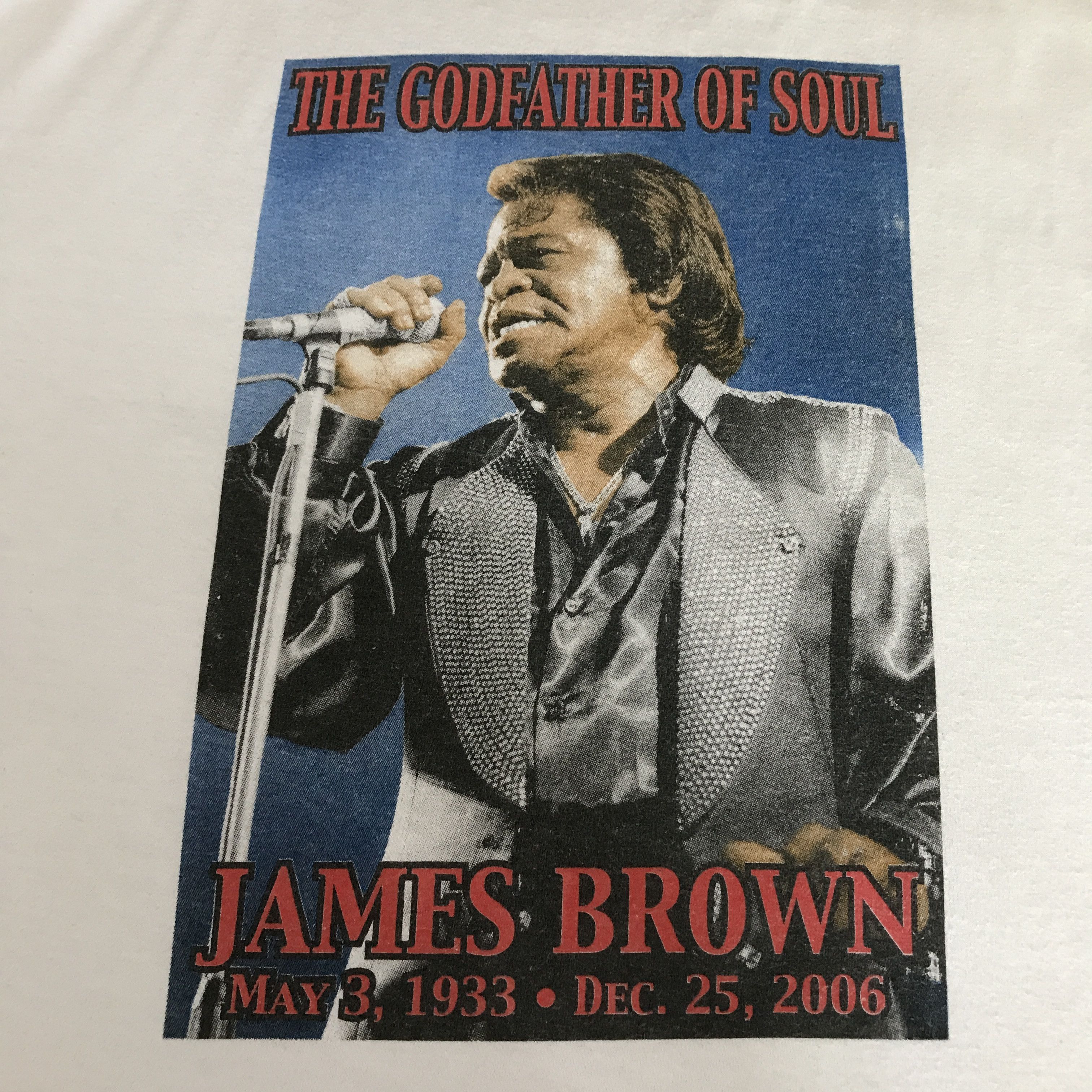Vintage Vtg Y2k James Brown The Godfather Of Soul Tee Shirt R B