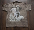 Vintage The Mountain T Shirt Tye Die 2003 Wolves Indian Horse